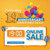 19th Anniversary Sale