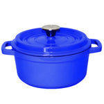 Cast Iron Porcelain Casserole 3.6L Blue 24cm