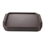 Rectangular Serving Tray Set of 5 Coffee