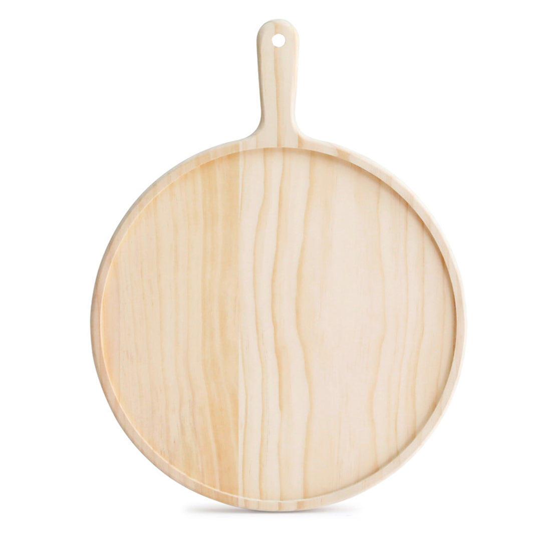 12 inch Round PremiumWooden Board Paddle