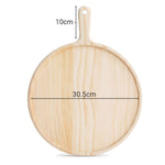 12 inch Round PremiumWooden Board Paddle