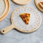 10 inch Round Premium Wooden Board Paddle
