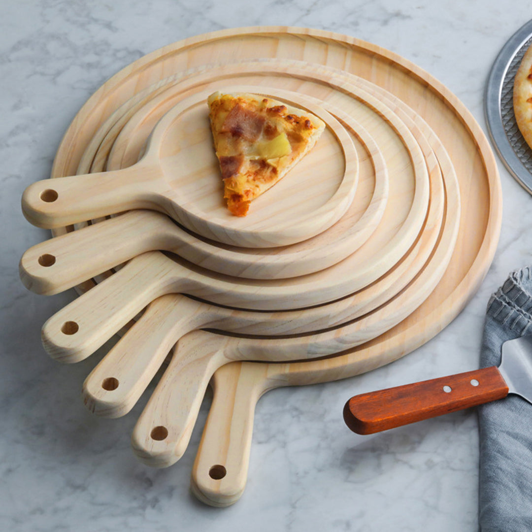 12 inch Round PremiumWooden Board Paddle