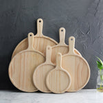 12 inch Round PremiumWooden Board Paddle