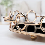 38cm Round Vanity Tray Organiser with Handles
