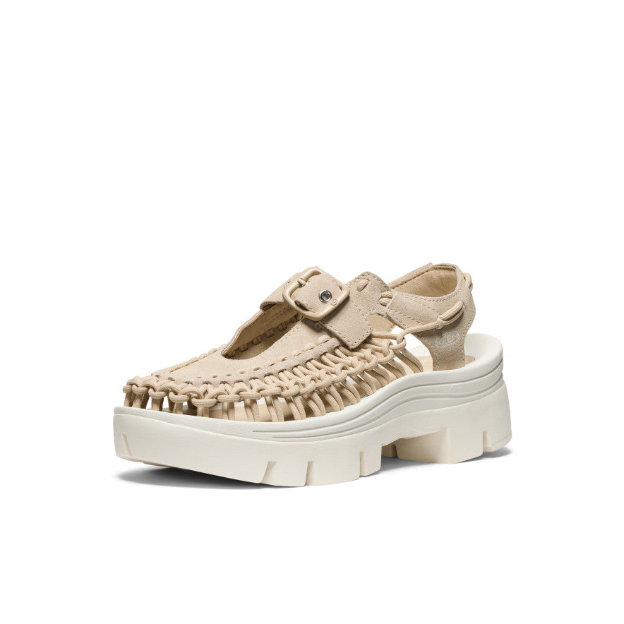 All Gender UNEEK PLT Mary Jane Sneaker|Safari/Star White