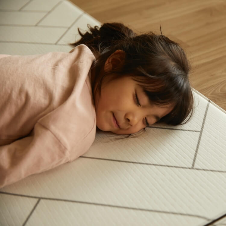[MODERN HERRINGBONE] Korea Factory Playmat - 1.5cm, Anti-Slip, Waterproof, PVC, Toddler Safe