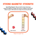 22 Pcs Lumos Magnetic Tiles | Glow tiles with light for Stem Play | Educational
