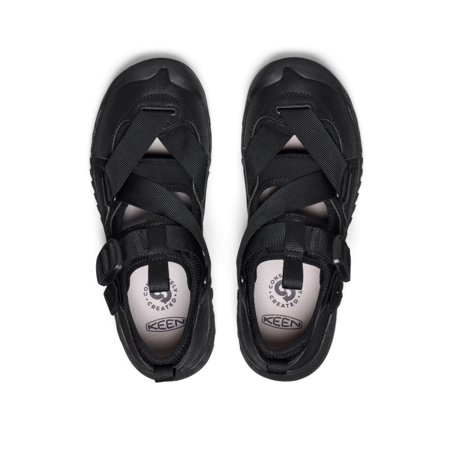 All Gender Hoodzerra Sandal|Black/Black