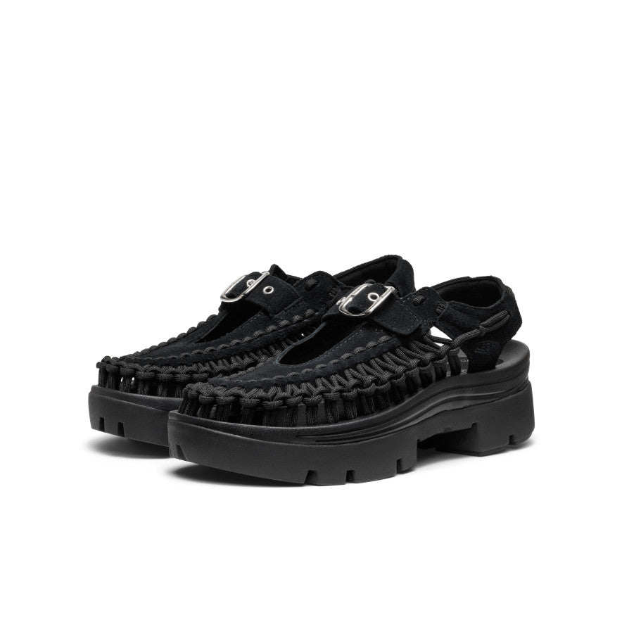 All Gender UNEEK PLT Mary Jane Sneaker|Black/Black