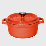 Cast Iron Porcelain Casserole 5L Orange 26cm