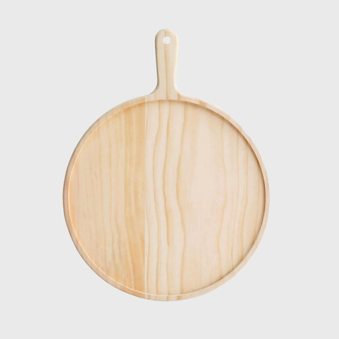 12 inch Round PremiumWooden Board Paddle