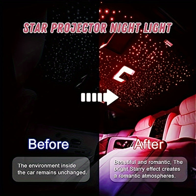 Car Sky Atmosphere Light With Rotate The Illumination Effect