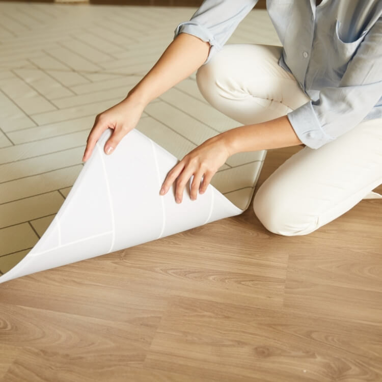 [MODERN HERRINGBONE] Korea Factory Playmat - 1.5cm, Anti-Slip, Waterproof, PVC, Toddler Safe