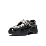 All Gender UNEEK PLT Mary Jane Sneaker|Silver/Black