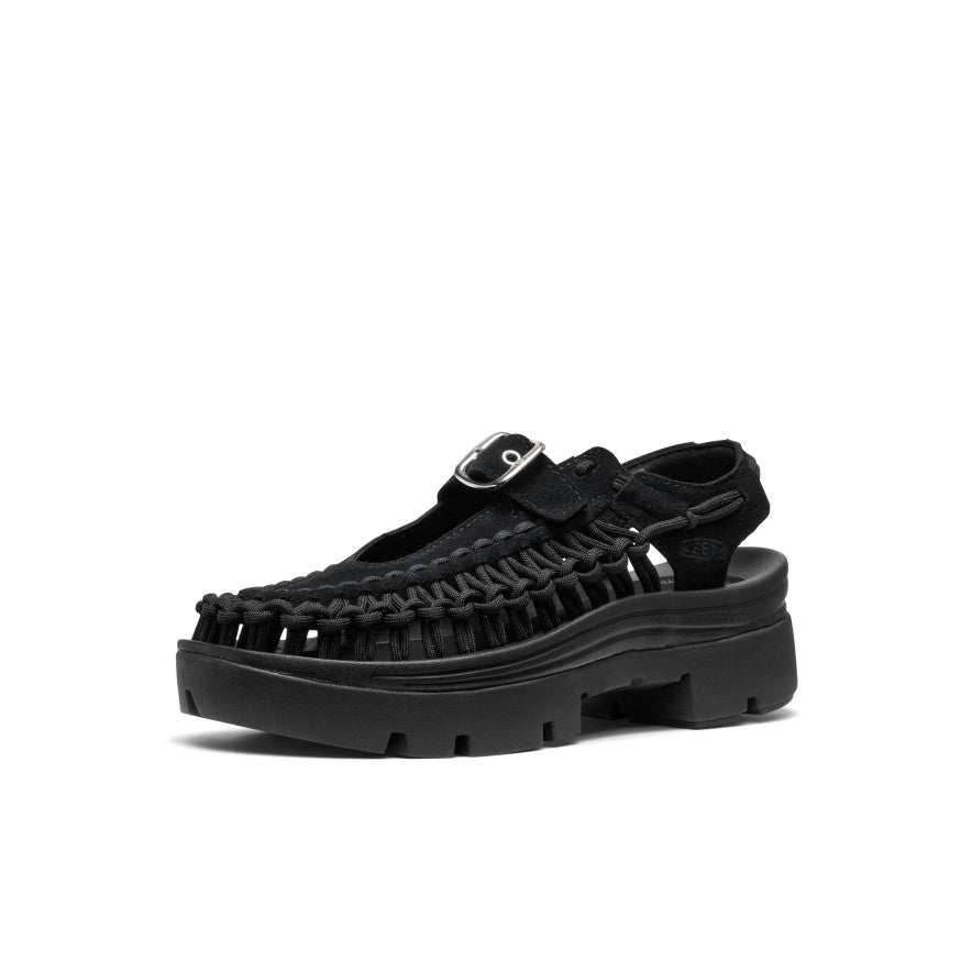 All Gender UNEEK PLT Mary Jane Sneaker|Black/Black
